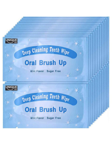 100 Toallitas Desechables Texturizadas SZ para Limpieza Dental