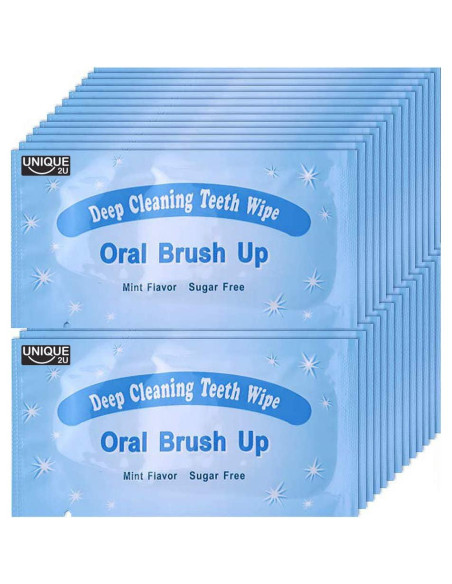 100 Toallitas Desechables Texturizadas SZ para Limpieza Dental