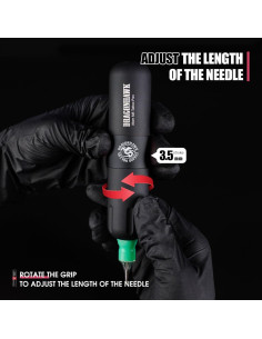 Kit de Tatuaje Inalámbrico Dragonhawk con 50 Agujas y Tinta 2