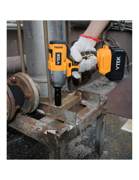 Llave de impacto inalámbrica VTEK 700N.m 1/2" - 3 en 1