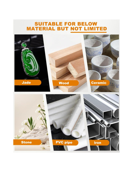 Juego de Puntas de Tallado en Madera KeeTidy, 5 Piezas 3mm