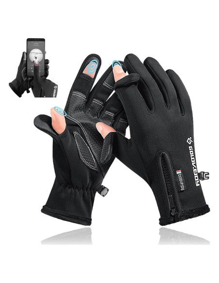 Guantes de Ciclismo de Invierno LSAMA Antideslizantes Medianos