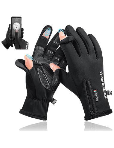 Guantes de Ciclismo de Invierno LSAMA Antideslizantes Medianos