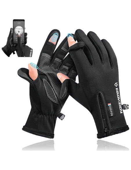Guantes de Ciclismo de Invierno LSAMA Antideslizantes Medianos
