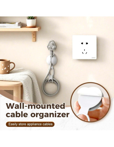 Bridas de Silicona Reutilizables WUSAIRX - Organizador de Cables 21.6 cm