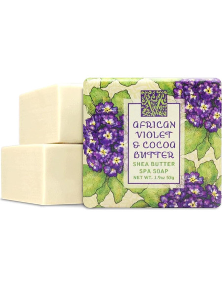 Jabón Botánico Mini Greenwich Bay - Set de 12 x 53.86 g - Violeta Africano