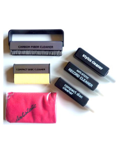 Kit de limpieza para discos Pfanstiehl MHFC-2 con cepillo y líquidos