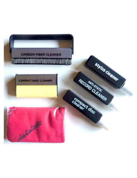 Kit de limpieza para discos Pfanstiehl MHFC-2 con cepillo y líquidos