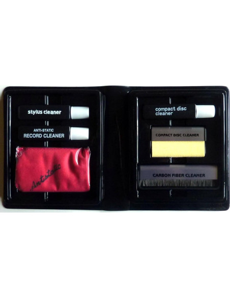 Kit de limpieza para discos Pfanstiehl MHFC-2 con cepillo y líquidos