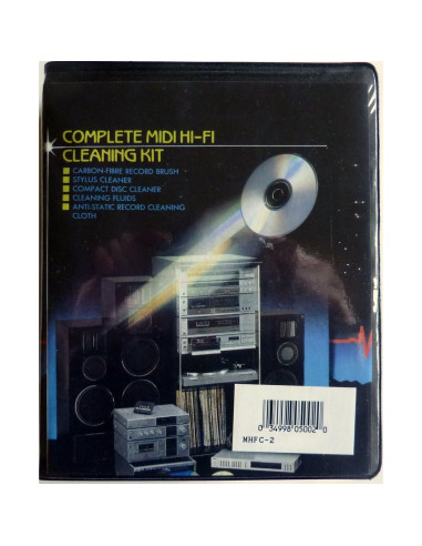 Kit de limpieza para discos Pfanstiehl MHFC-2 con cepillo y líquidos