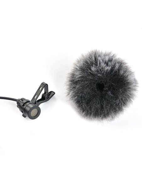 5 Pantallas de Viento para Micrófono Lavalier Ruittos 10mm