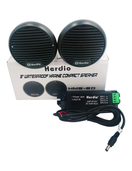 Altavoces Bluetooth Marinos Herdio HMS 60BT 3" Impermeables