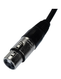 Cable de Micrófono XLR Macho a Hembra HQRP 1.8m 3 Pines 2