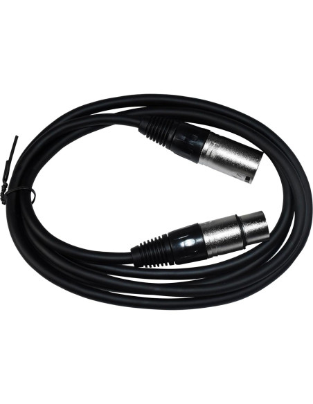 Cable de Micrófono XLR Macho a Hembra HQRP 1.8m 3 Pines