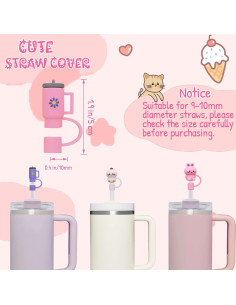 Juego de Accesorios para Tazas Stanley Yeevanrose Rosa A 2