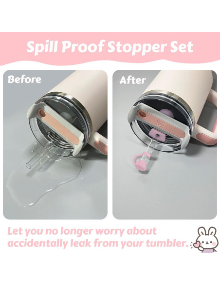 Juego de Accesorios para Tazas Stanley Yeevanrose Rosa A