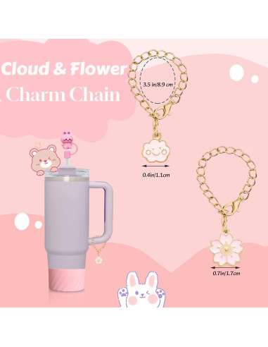 Juego de Accesorios para Tazas Stanley Yeevanrose Rosa A