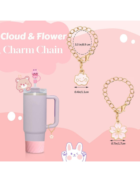 Juego de Accesorios para Tazas Stanley Yeevanrose Rosa A