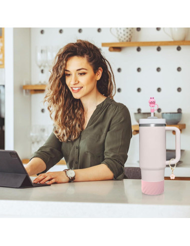 Juego de Accesorios para Tazas Stanley Yeevanrose Rosa A