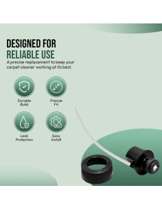 Ensamblaje de tapa y popote Bissell Little Green 1400W/3369 2