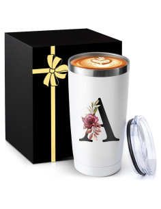 Taza de café aislada MNZZ 20 oz acero inoxidable personalizada