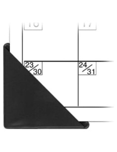 Esquinas de Calendario StoreSMART - Vinilo Negro - 100 Piezas