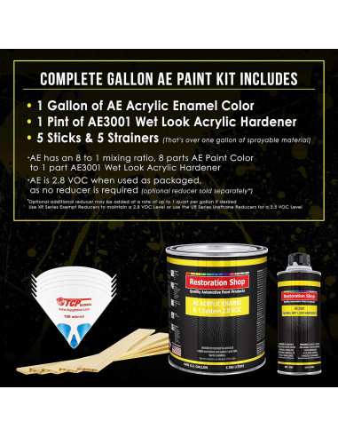 Pintura Acrílica Esmalte Restoration Shop 3.785L Verde Británico