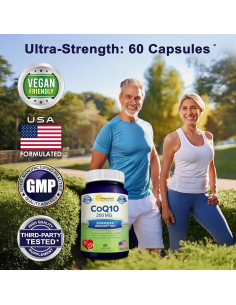 Suplemento CoQ10 200mg aSquared - 60 Cápsulas Veganas 2