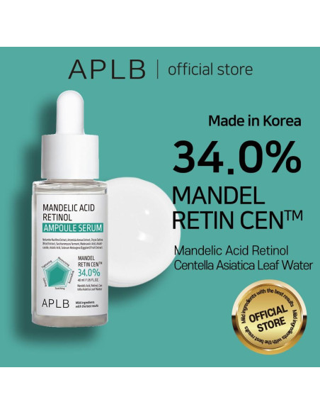 Suero Ampoule Acido Mandélico y Retinol 39.9 ml - MANDEL RETIN CEN