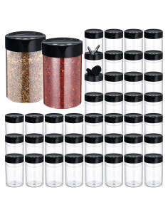 Paquete de 30 frascos de especias Yiyiring 250 ml con tapa abatible