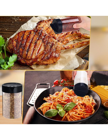 Paquete de 30 frascos de especias Yiyiring 250 ml con tapa abatible