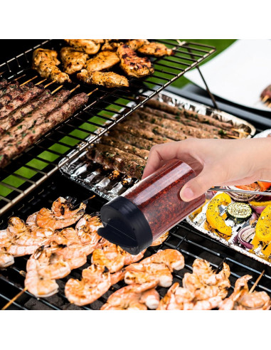 Paquete de 30 frascos de especias Yiyiring 250 ml con tapa abatible