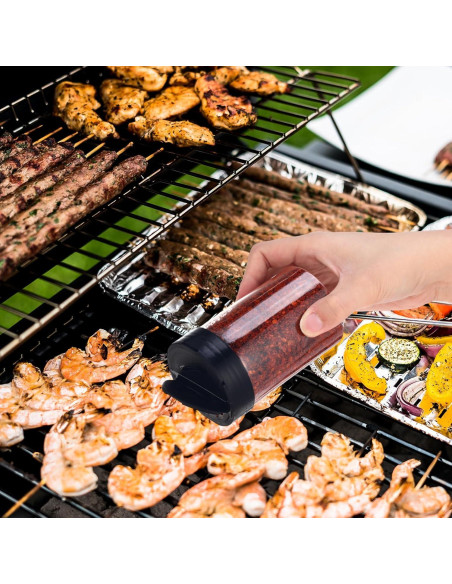 Paquete de 30 frascos de especias Yiyiring 250 ml con tapa abatible