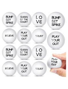 30 Mini Pelotas de Voleibol de Espuma Rtteri - Regalos y Decoración