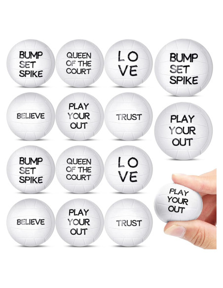 30 Mini Pelotas de Voleibol de Espuma Rtteri - Regalos y Decoración