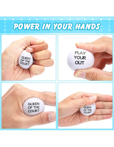 30 Mini Pelotas de Voleibol de Espuma Rtteri - Regalos y Decoración