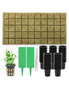 Set de Cubos de Plantación de Lana de Roca Windspeed 120 Pcs