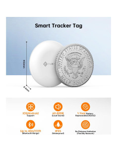 Etiquetas de Seguimiento Bluetooth NOVOO Air - Paquete de 2 2