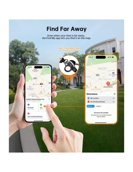 Etiquetas de Seguimiento Bluetooth NOVOO Air - Paquete de 2