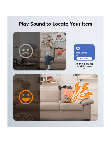 Etiquetas de Seguimiento Bluetooth NOVOO Air - Paquete de 2