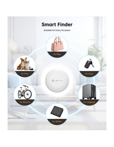 Etiquetas de Seguimiento Bluetooth NOVOO Air - Paquete de 2