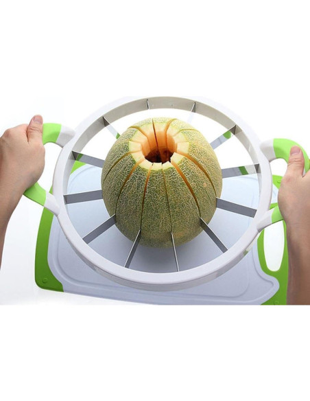 Cortador de Melón Hogar Moderno 12 Rebanadas Acero Inoxidable