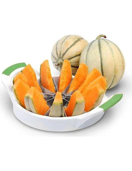 Cortador de Melón Hogar Moderno 12 Rebanadas Acero Inoxidable