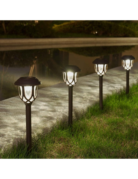 Luces Solares para Jardín EXCMARK - Paquete de 10, Marrón
