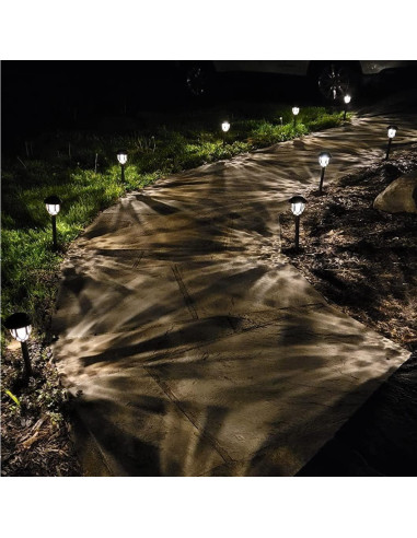 Luces Solares para Jardín EXCMARK - Paquete de 10, Marrón
