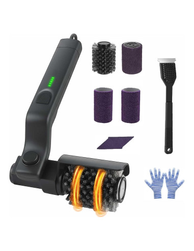 Cepillo Limpiador Eléctrico GlamChi LZ-8057 para Parrillas