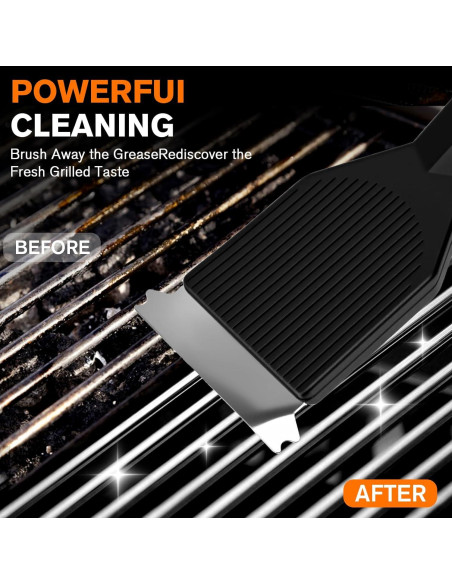 Cepillo Limpiador Eléctrico GlamChi LZ-8057 para Parrillas