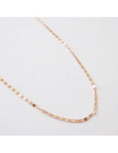 Collar Choker de Cadena HONEYCAT en Baño de Oro 18k y Rodio