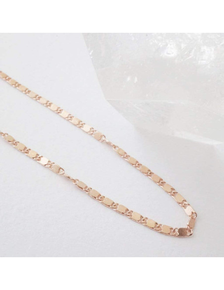 Collar Choker de Cadena HONEYCAT en Baño de Oro 18k y Rodio