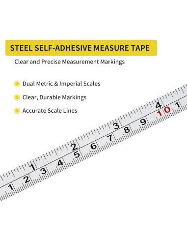 2 Cintas Métricas Autoadhesivas Qtcial 200cm Doble Escala